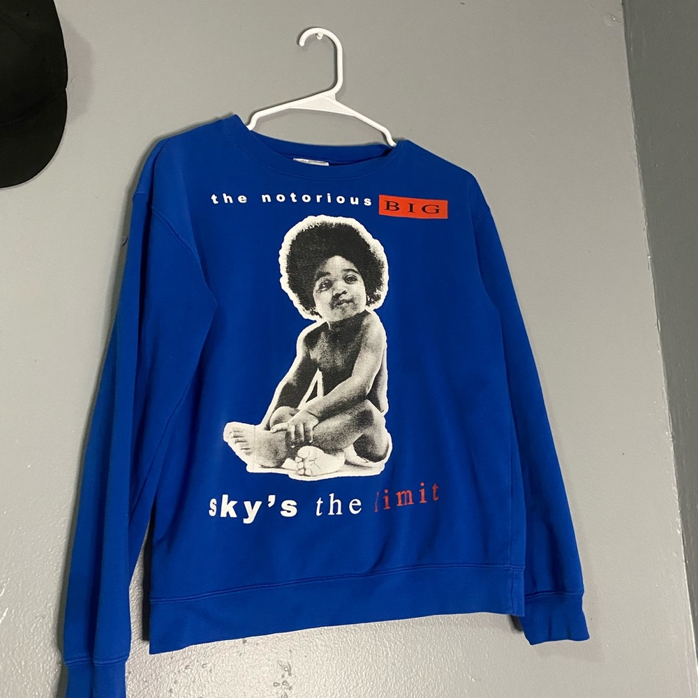 Blue hoodie